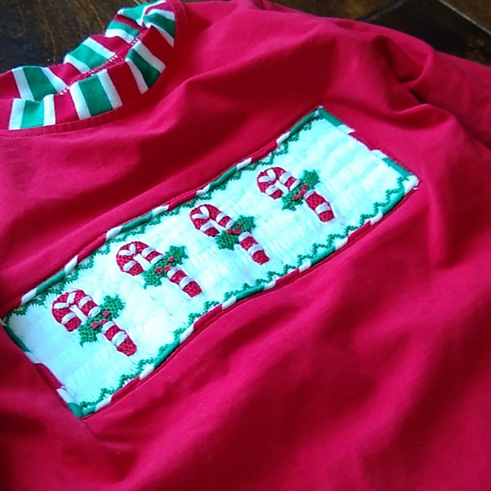 The Smocking place 2t candy romper